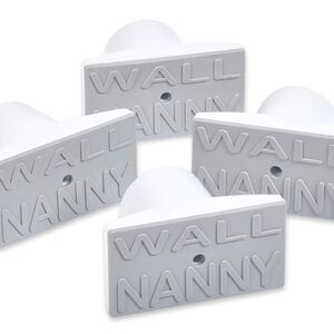 Wall Nanny Extender 4pk White 2 Inch Baby/Pet Gate Extension Guards Made in USA